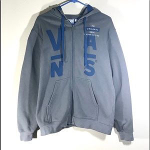 Mens Grey Vans Hoodie size Small